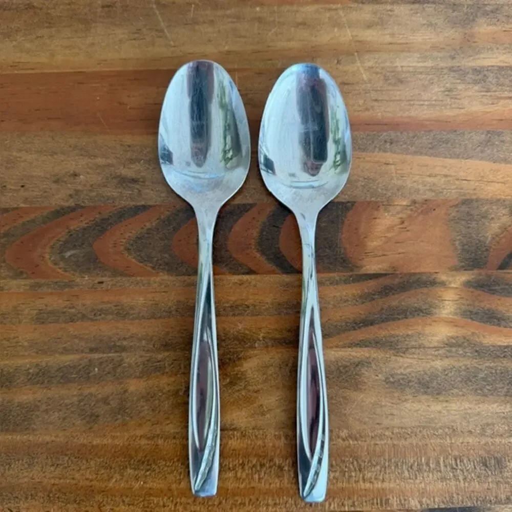 Vintage Rogers Cutlery Co Lawncrest Stainless Steel Mixed Flatware Lot MCM Retro
